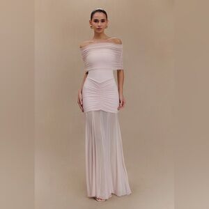 Meshki Caspian Dress Pale Pink